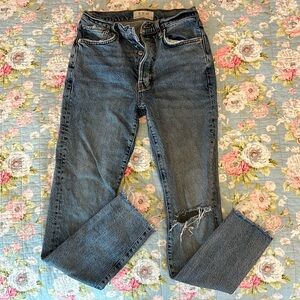 Blue, We The Free jeans. Size 26.